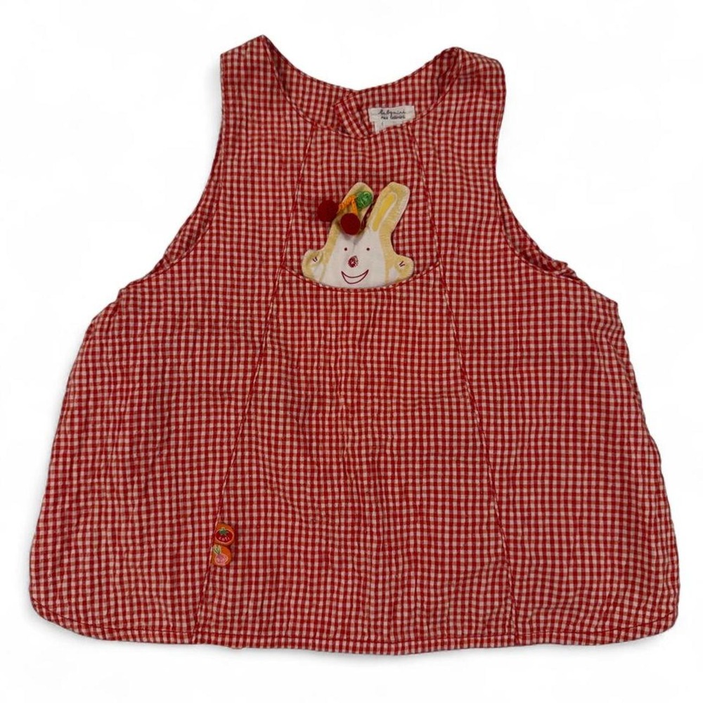 Whimsical Plaid Baby Blouse